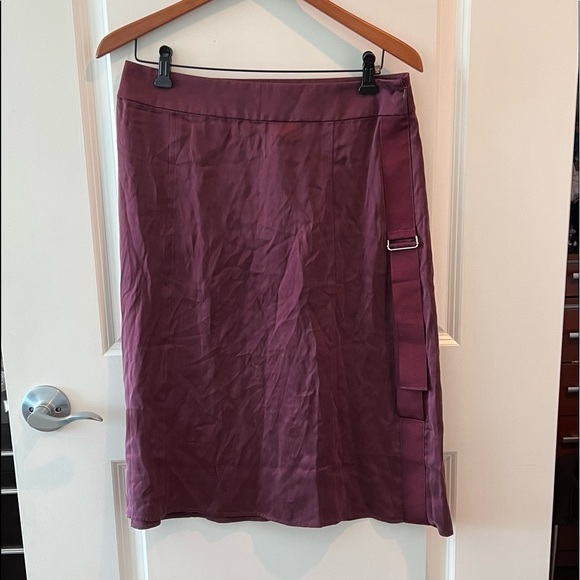 Public School Sana Belt Side Detail Silk Skirt - Picture 9 of 16